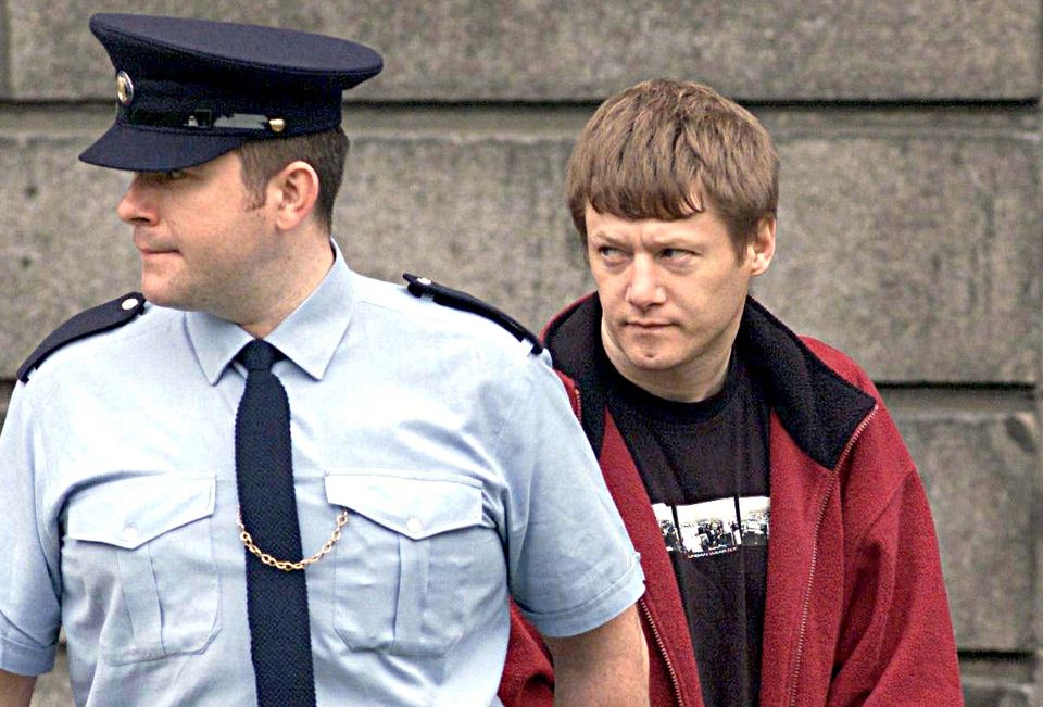 Larry Murphy leaves the Central Criminal Court in 2001